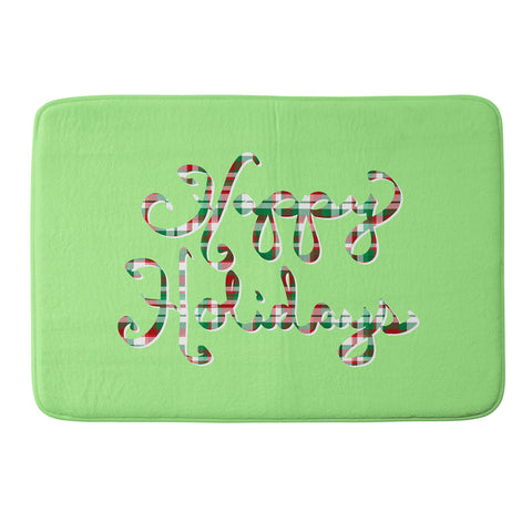 Lisa Argyropoulos Happy Holidays Memory Foam Bath Mat