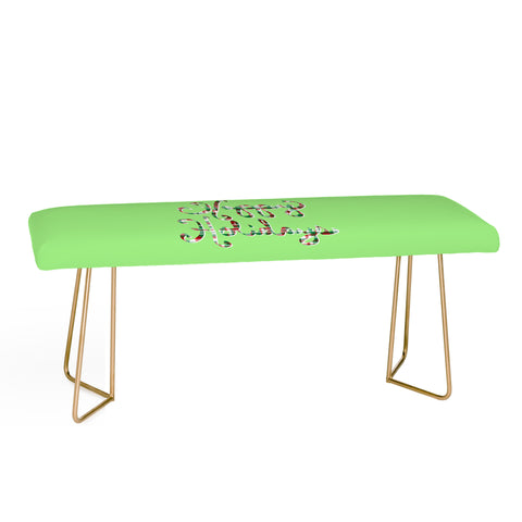 Lisa Argyropoulos Happy Holidays Bench