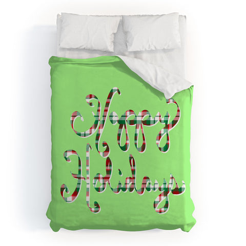 Lisa Argyropoulos Happy Holidays Duvet Cover