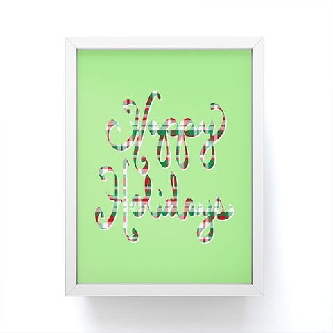 Lisa Argyropoulos Happy Holidays Framed Mini Art Print