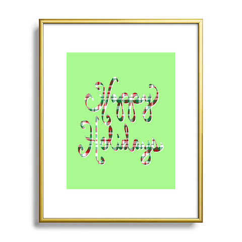 Lisa Argyropoulos Happy Holidays Metal Framed Art Print