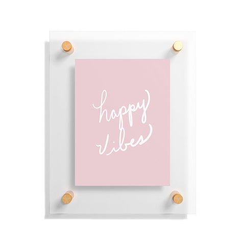 Lisa Argyropoulos happy vibes Floating Acrylic Print