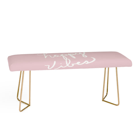 Lisa Argyropoulos happy vibes Bench