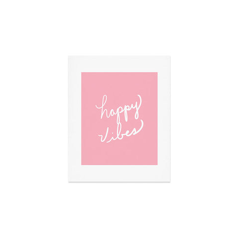 Lisa Argyropoulos Happy Vibes Blushly Art Print