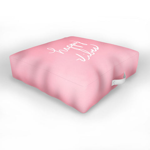 Lisa Argyropoulos Happy Vibes Blushly Outdoor Floor Cushion