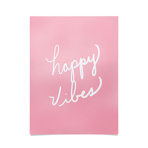 Lisa Argyropoulos Happy Vibes Blushly Poster