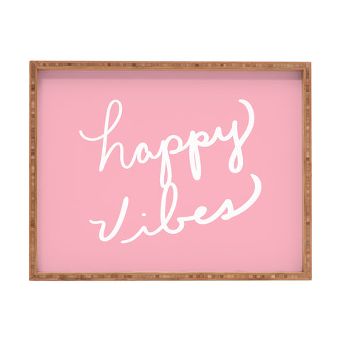 Lisa Argyropoulos Happy Vibes Blushly Rectangular Tray