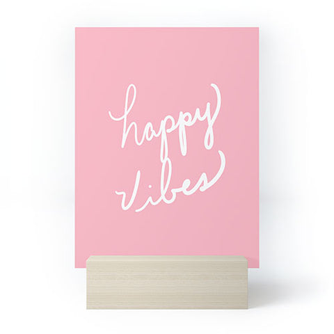 Lisa Argyropoulos Happy Vibes Blushly Mini Art Print