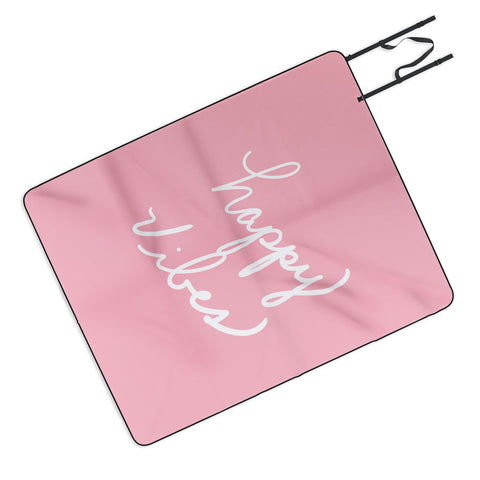Lisa Argyropoulos Happy Vibes Blushly Picnic Blanket
