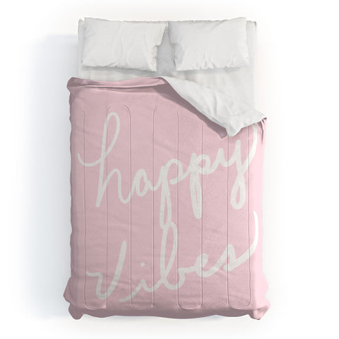 Lisa Argyropoulos happy vibes Comforter