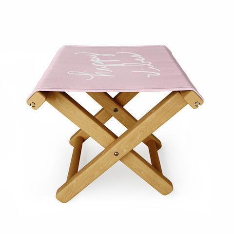 Lisa Argyropoulos happy vibes Folding Stool