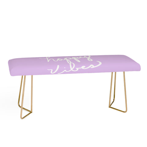 Lisa Argyropoulos Happy Vibes Lavender Bench