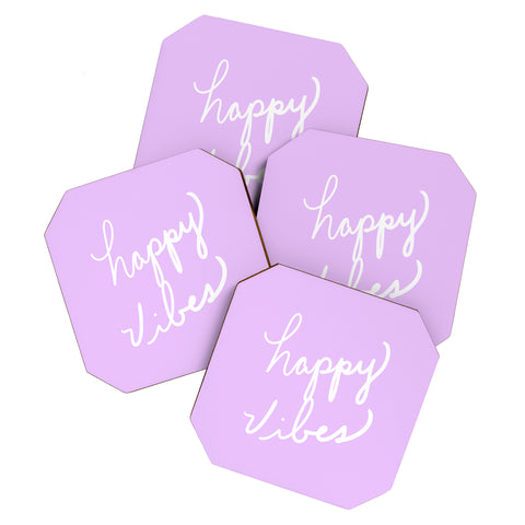 Lisa Argyropoulos Happy Vibes Lavender Coaster Set