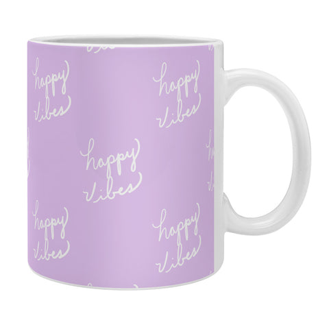Lisa Argyropoulos Happy Vibes Lavender Coffee Mug