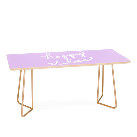 Lisa Argyropoulos Happy Vibes Lavender Coffee Table