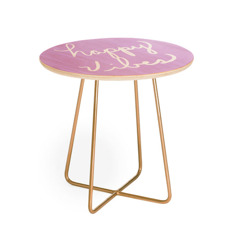 Lisa Argyropoulos Happy Vibes Lavender Round Side Table