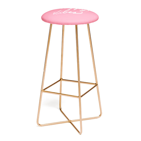 Lisa Argyropoulos Happy Vibes Rose Bar Stool