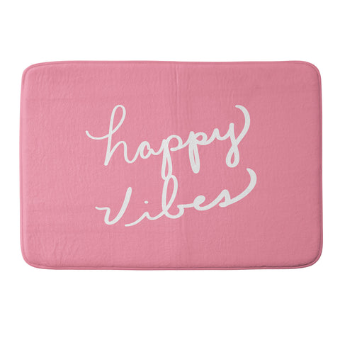 Lisa Argyropoulos Happy Vibes Rose Memory Foam Bath Mat