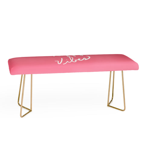 Lisa Argyropoulos Happy Vibes Rose Bench