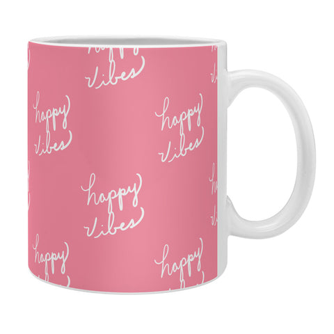 Lisa Argyropoulos Happy Vibes Rose Coffee Mug