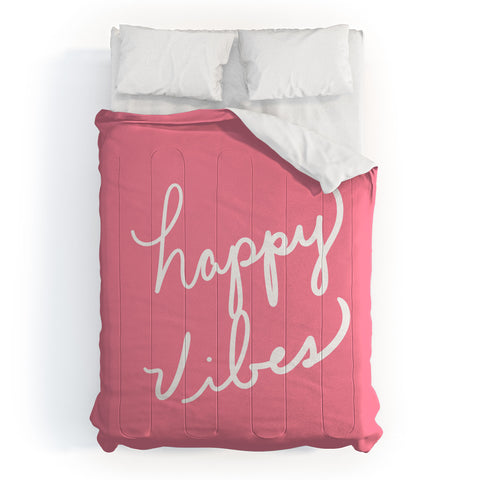 Lisa Argyropoulos Happy Vibes Rose Comforter