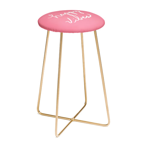 Lisa Argyropoulos Happy Vibes Rose Counter Stool