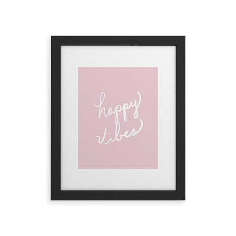 Lisa Argyropoulos happy vibes Framed Art Print