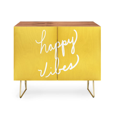 Lisa Argyropoulos Happy Vibes Yellow Credenza