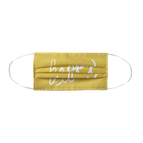 Lisa Argyropoulos Happy Vibes Yellow Face Mask