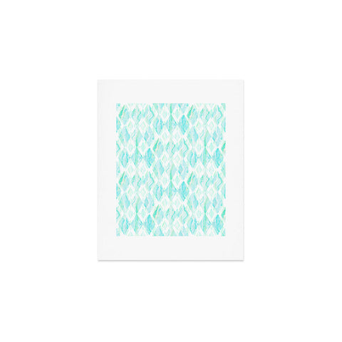 Lisa Argyropoulos Harlequin Marble Mint Art Print