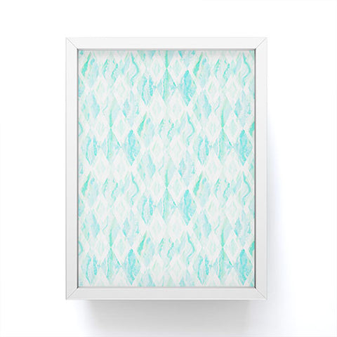 Lisa Argyropoulos Harlequin Marble Mint Framed Mini Art Print