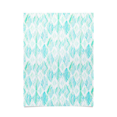 Lisa Argyropoulos Harlequin Marble Mint Poster
