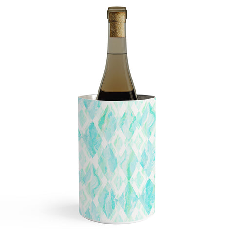 Lisa Argyropoulos Harlequin Marble Mint Wine Chiller