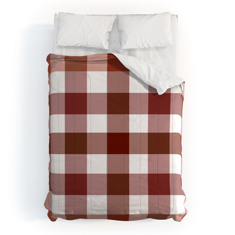 Lisa Argyropoulos Harvest Plaid Terracotta Comforter