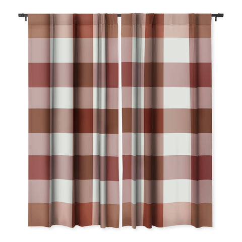 Lisa Argyropoulos Harvest Plaid Terracotta Blackout Non Repeat