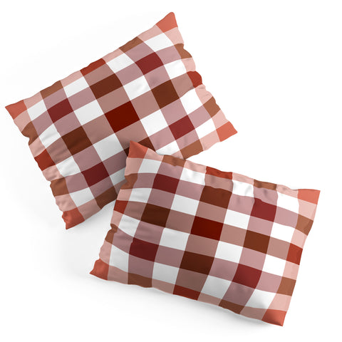 Lisa Argyropoulos Harvest Plaid Terracotta Pillow Shams