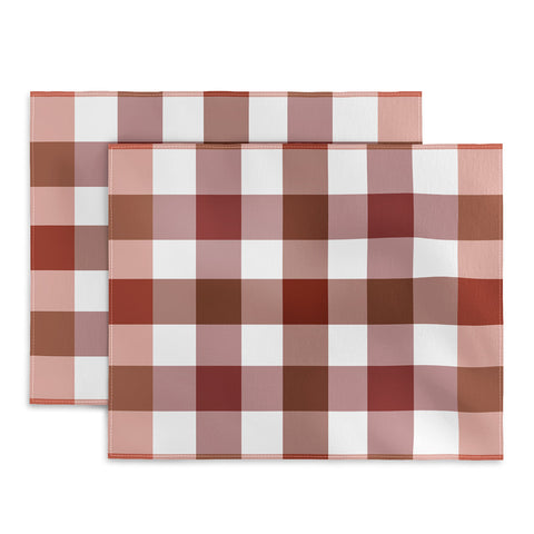 Lisa Argyropoulos Harvest Plaid Terracotta Placemat