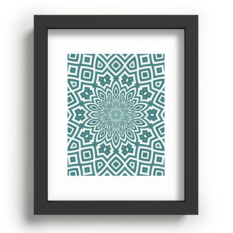 Lisa Argyropoulos Helena Teal Recessed Framing Rectangle