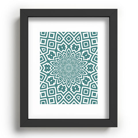 Lisa Argyropoulos Helena Teal Recessed Framing Rectangle