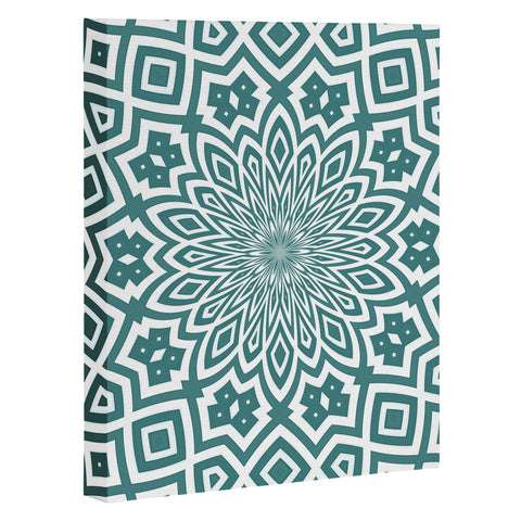 Lisa Argyropoulos Helena Teal Art Canvas