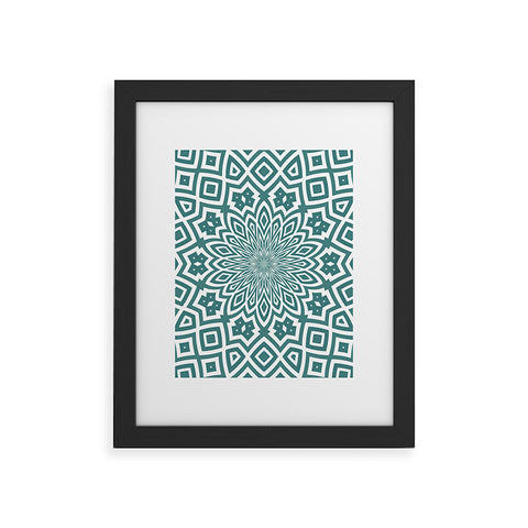 Lisa Argyropoulos Helena Teal Framed Art Print