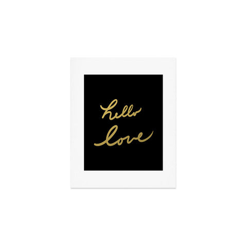 Lisa Argyropoulos hello love Art Print