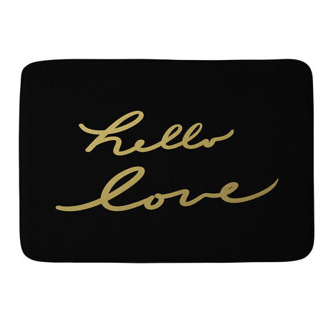 Lisa Argyropoulos hello love Memory Foam Bath Mat
