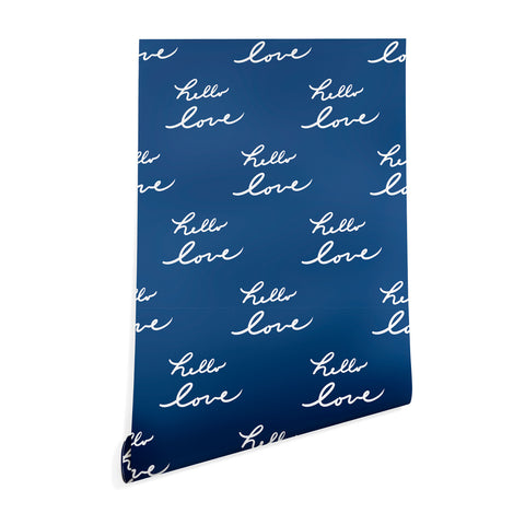 Lisa Argyropoulos Hello Love Blue Wallpaper