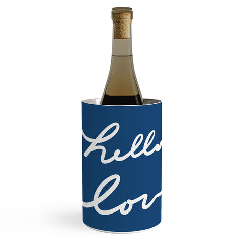 Lisa Argyropoulos Hello Love Blue Wine Chiller