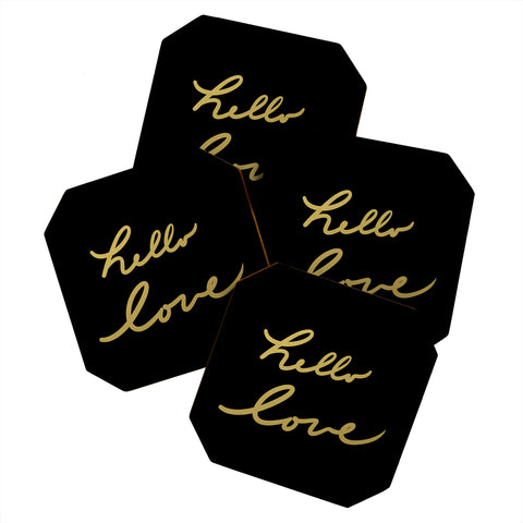 Lisa Argyropoulos hello love Coaster Set