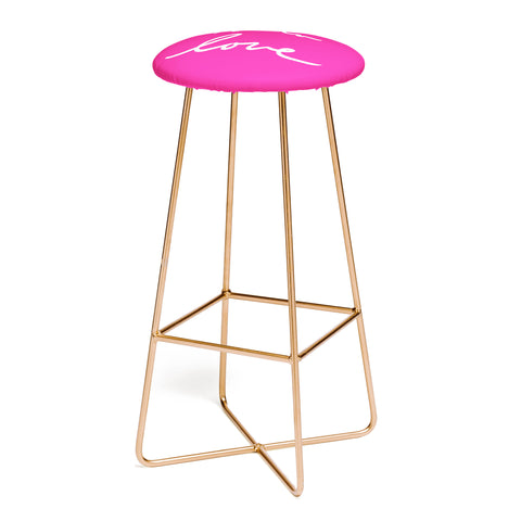 Lisa Argyropoulos Hello Love Glamour Pink Bar Stool