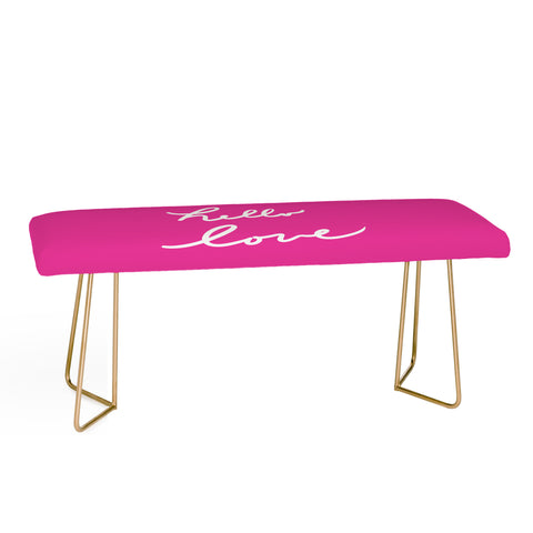 Lisa Argyropoulos Hello Love Glamour Pink Bench