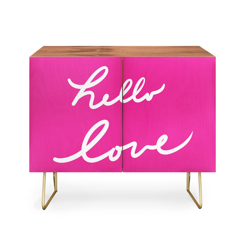 Lisa Argyropoulos Hello Love Glamour Pink Credenza