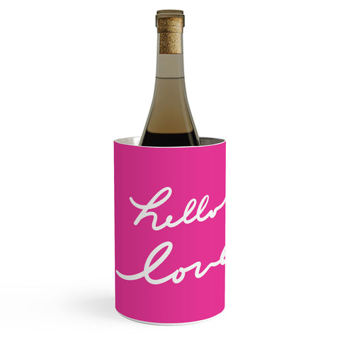 Lisa Argyropoulos Hello Love Glamour Pink Wine Chiller